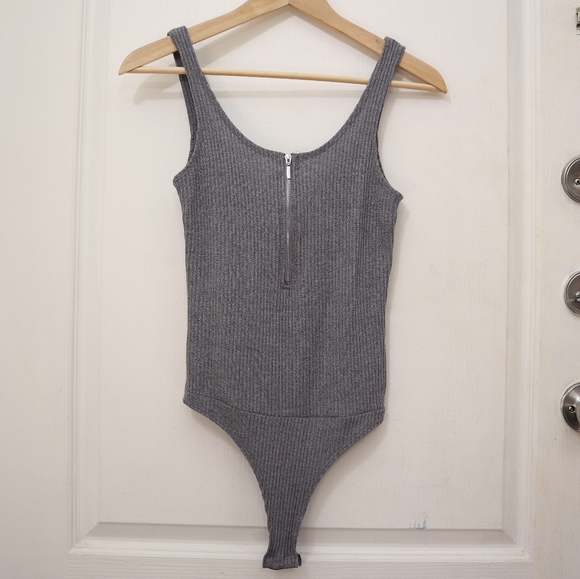 Grey heather leotard - Picture 1 of 4